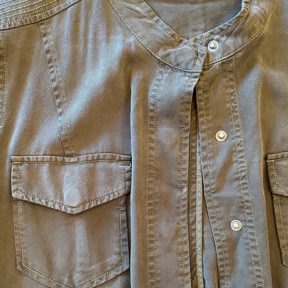 Dear John Women’s Olive Green Military Field Style Jacket - Picture 3 of 8